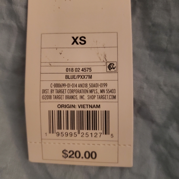 Women's Flutter Sleeve Tank Top A New Day White Size - X Small - Picture 6 of 6